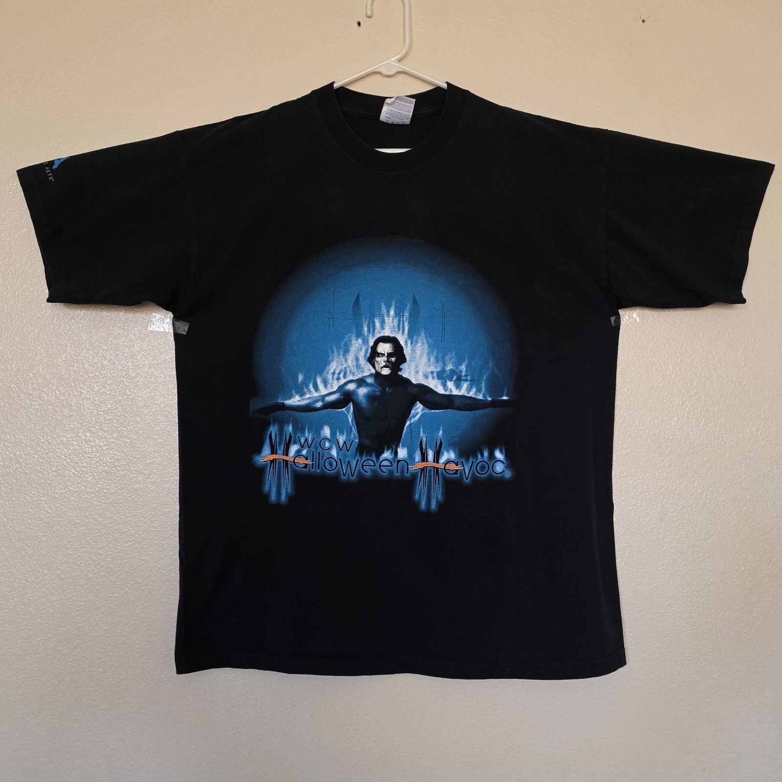Vtg Sting Wcw Halloween Havoc Xl T-Shirt Ea Sports Wwf Wwe Wrestling 2000 Y2k